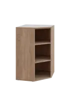 V 3 - 7  kancelářská skříň, rohová, 1100x700x700, dub bardolino